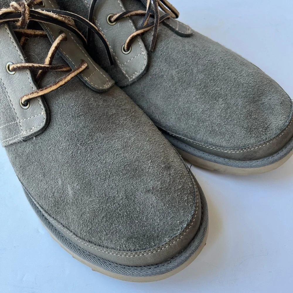 UGG Mens Neumel Gray Suede Leather Boot Size 13